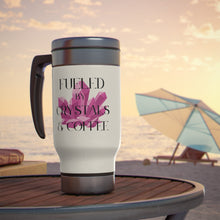 "Fueled By Crystals & Coffee" Stainless Steel Travel Mug